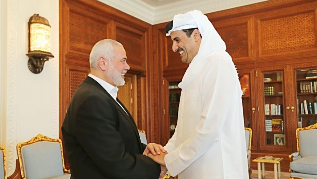 Emir Qatar dan Kepala Biro Politik Hamas Bahas Perkembangan Palestina