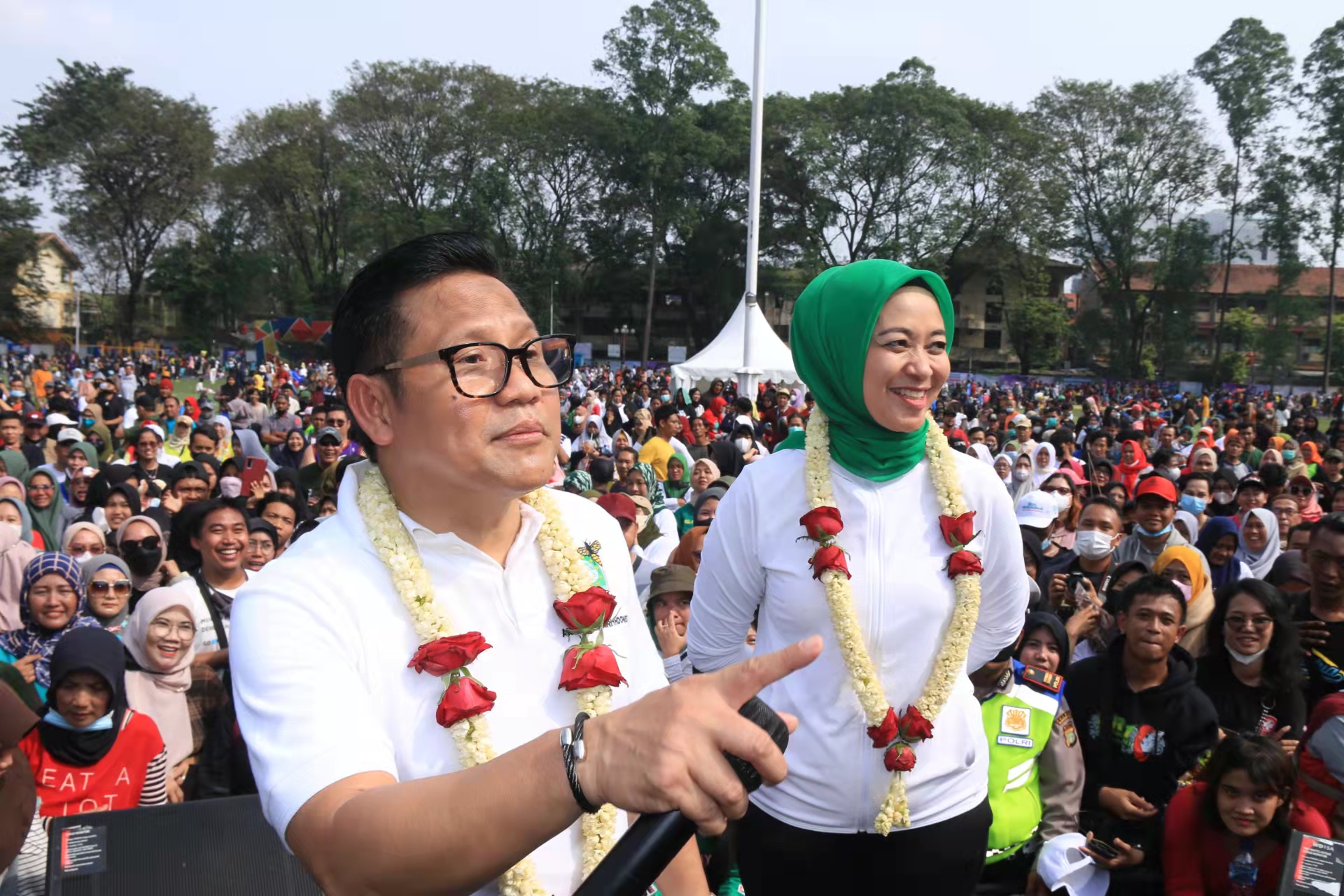 Gandeng Band Kotak, Gus Muhaimin Disambut Ribuan Simpatisan di Kota Tangerang