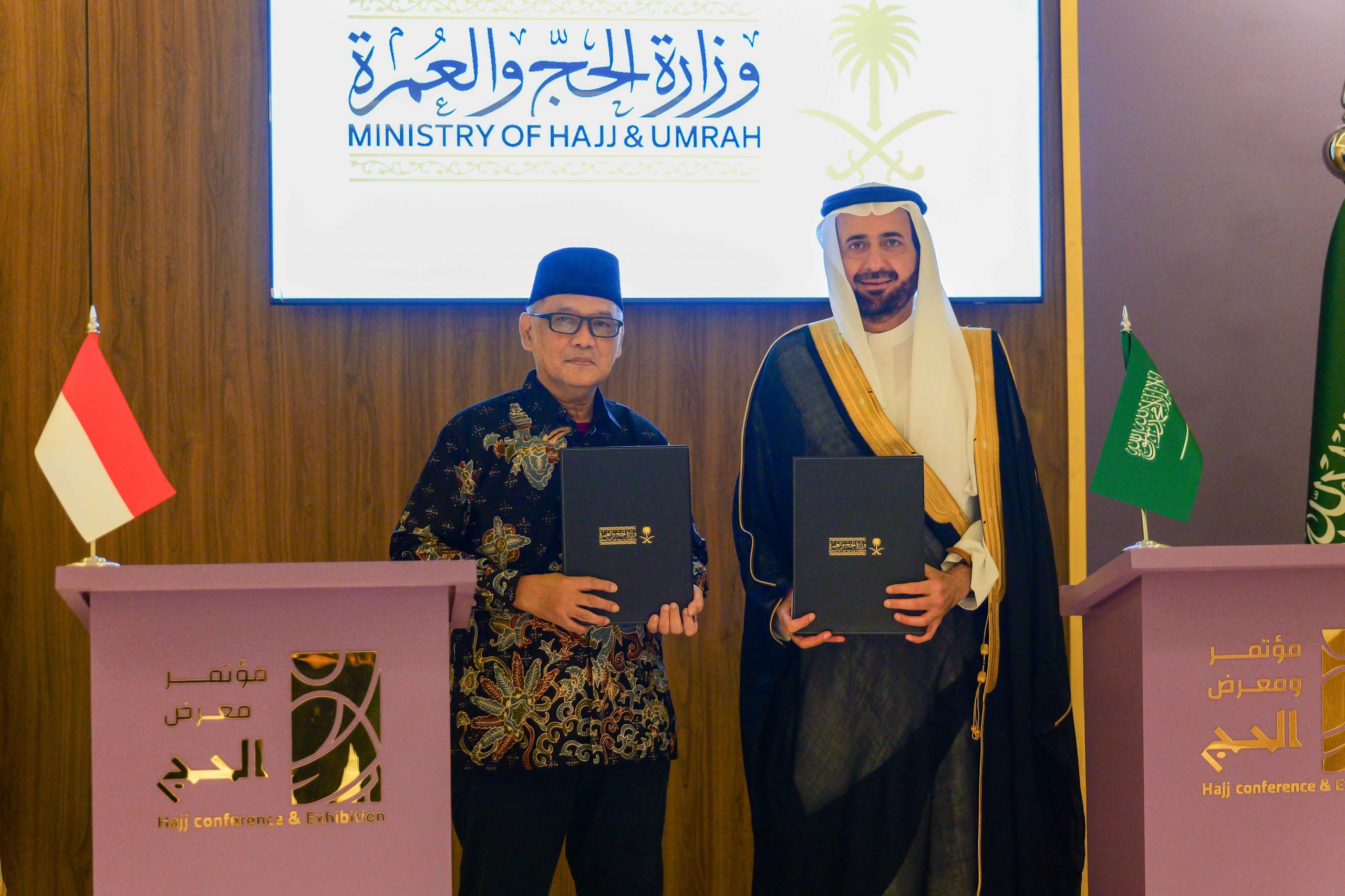 Kemenhaj RI dan Kemenhaj Arab Saudi Tandatangani MOU untuk Penyelenggaraan Haji 1447 H / 2026 M