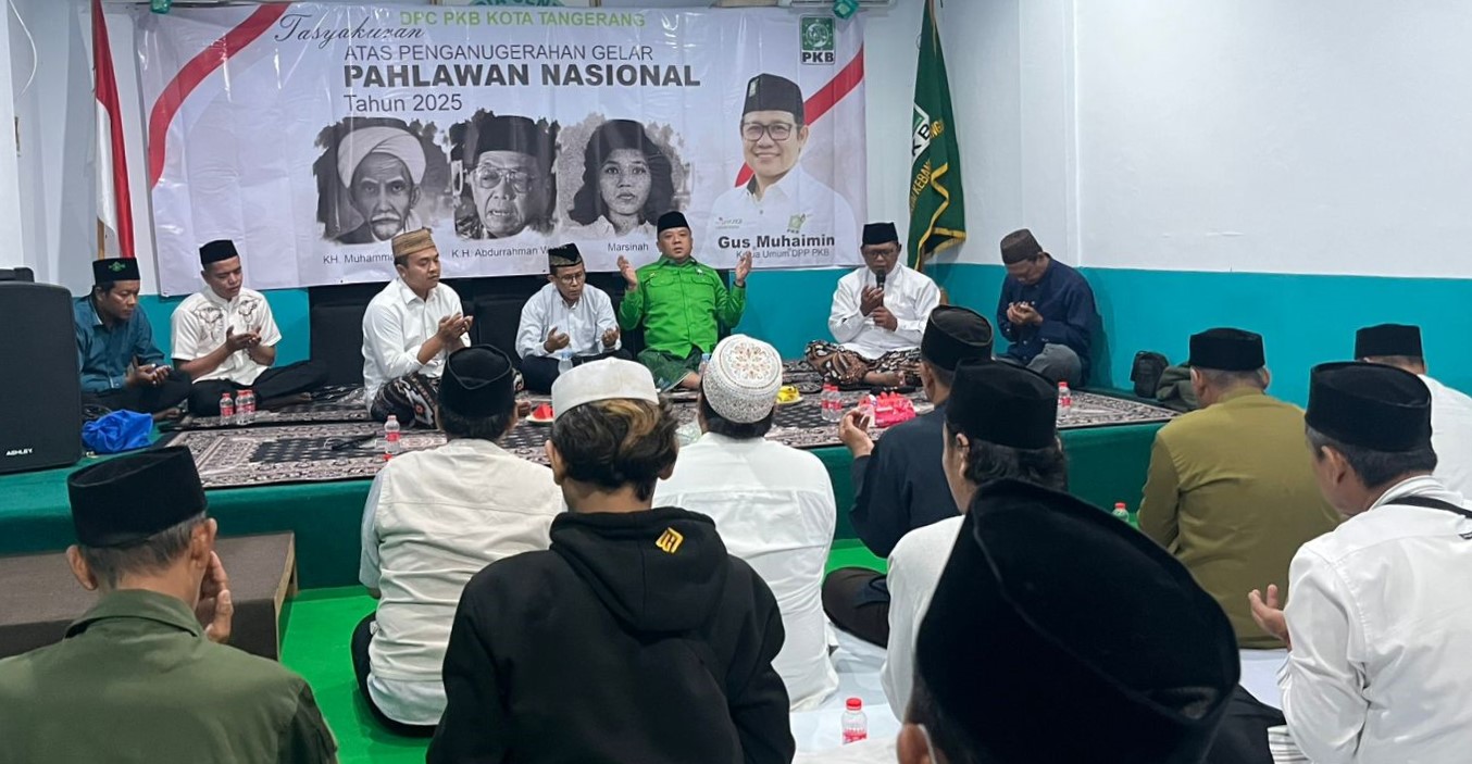 Anugerah Kepahlawanan : Ahmad Fuady Minta Kader PKB Kota Tangerang Teladani Perjuangan Politik Gus Dur