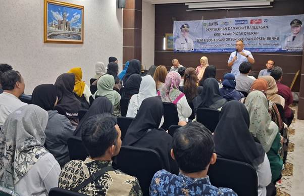 Bapenda Provinsi Banten Gandeng Politisi PKB Gelar Penyuluhan Optimalisasi Pajak Daerah di Kota Tangerang